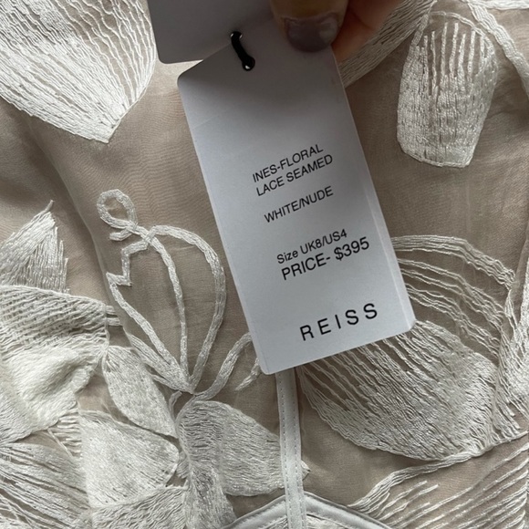 Reiss Ines Embroidered Dress. - Picture 8 of 10